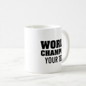 Champion du monde de café Mug (Devant droit)