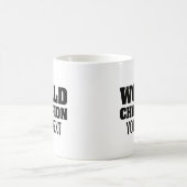Champion du monde de café Mug (Centre)