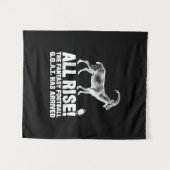 Champion Fantasy Football Goat Gift Wandkleed (Voorkant (horizontaal))