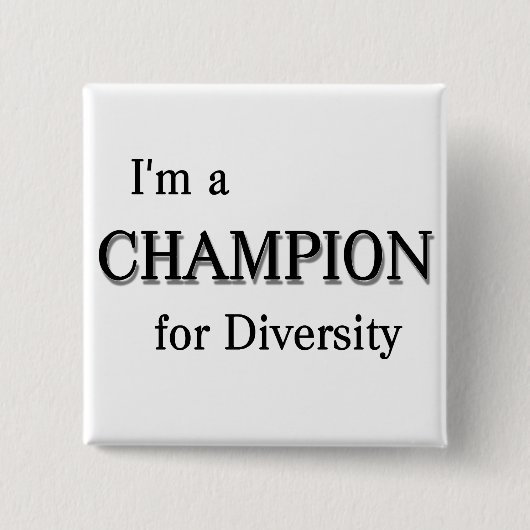 Champion for Diversity Button (Voorkant)