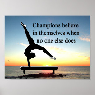 CHAMPION GYMNAST POSTER