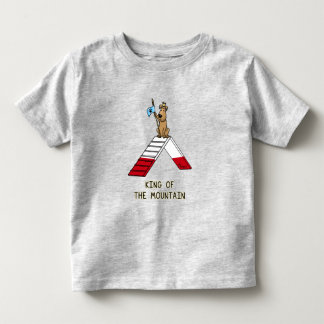 Champion koning van de berghondenbehendigheid grap kinder shirts
