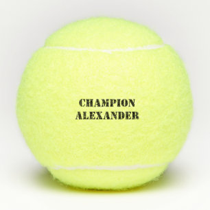 Champion met aanpasbare naam tennisballen
