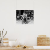 Champion Motorcycle Racer, 1922. foto Poster (Keuken)