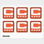 Champion Patch - CIN Oranje Sticker (Vel)