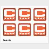 Champion Patch - DEN Oranje Sticker (Vel)