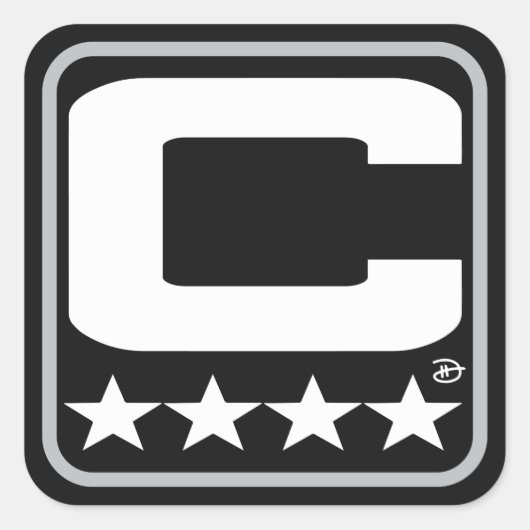 Champion Patch - LV Black Sticker (Voorkant)