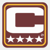 Champion Patch - WAS Burgundy Sticker (Devant)