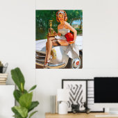 Champion Pin Up Poster (Thuiskantoor)