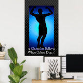 Champion Poster (Thuiskantoor)