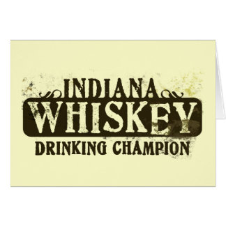 Champion potable de whiskey de l'Indiana