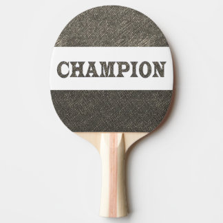 CHAMPION Red Rubber Back Golden Lotus Etched Foil Tafeltennisbatje