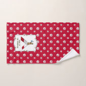 Champion roi du chien de montagne agilité drôle (Serviette à main)