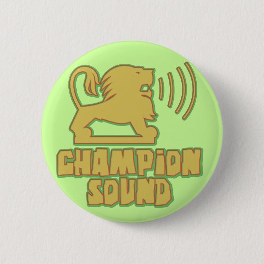 Champion Sound Lion Ronde Button 5,7 Cm (Voorkant)
