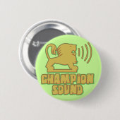 Champion Sound Lion Ronde Button 5,7 Cm (Voorkant /achterkant)