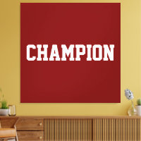 CHAMPION sportieve witte tekst op vette vintage ro