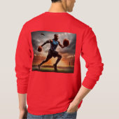 Champion' : T-shirt Sportsmen Sleeve Complet (Dos)