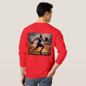 Champion' : T-shirt Sportsmen Sleeve Complet (Dos entier)