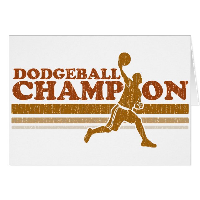Champion vintage de Dodgeball (Devant horizontal)