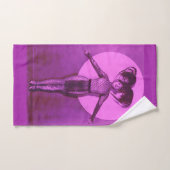 Championnat du monde de football 1922 - lavande (Serviette à main)