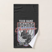 Champions de boxe personnalisés Boxer Fitness Gym (Serviette à main)
