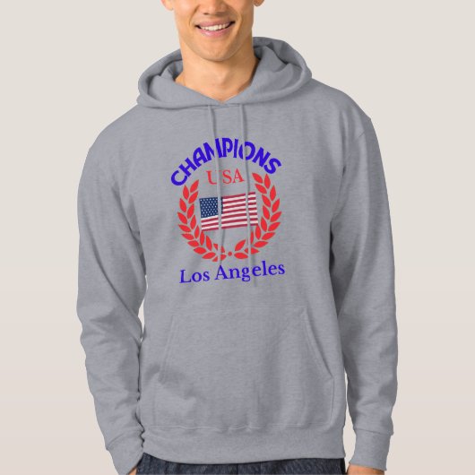 Champions Los Angeles drapeau Sweat - shirt à capu (Devant)