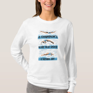 Champions Swimmer - Bathing Suit T-shirt