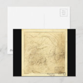 Champs de bataille de Manassas Carte 21 juillet 18 (Devant / Derrière)