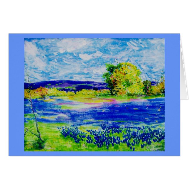 champs de bleuets pour toujours (Devant horizontal)