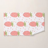 Champs de fraises (Serviette à main)