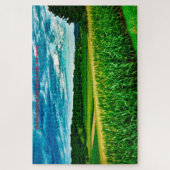 Champs de maïs du Wisconsin. Jigsaw Puzzle (Vertical)