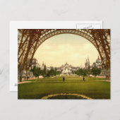Champs de Mars, Exposition Universal, Parijs Frank Briefkaart (Voorkant / Achterkant)