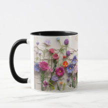 Champs de Mug 3D Fleur sauvage
