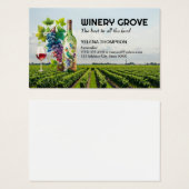 Champs de production | Bouteille de raisins et vin (Devant & derrière)