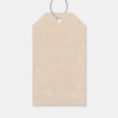 Champs de rêve brouillés | Étiquette Cadeau Favor  (Dos)