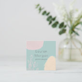 Champs de rêve | CARTE DE VISITE CARRÉ (Debout devant)