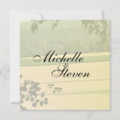 Champs d'été Invitations de mariage Mariage (Dos)