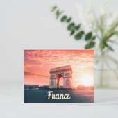 Champs-Élysées France Paris Briefkaart (Staand voorkant)