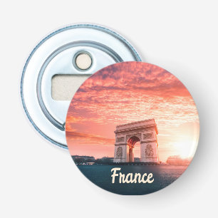 Champs-Élysées France Paris Button Flesopener