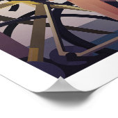 Champs-Élysées - Tour de France - Poster à vélo (Coin)