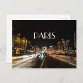 Champs-Elyses Briefkaart (Voorkant / Achterkant)