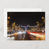 Champs-Elysess Briefkaart (Voorkant / Achterkant)