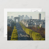 Champs ElysŽes Briefkaart (Voorkant / Achterkant)