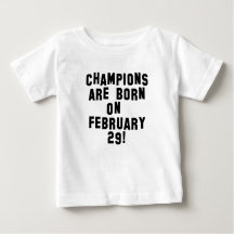 CHAMPS WORDEN GEBOREN OP 29 FEBRUARI SCHRIKKELJAAR