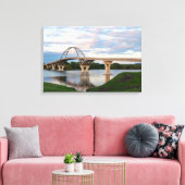 Champure Bridge Canvas Afdruk (Insitu (Woonkamer))