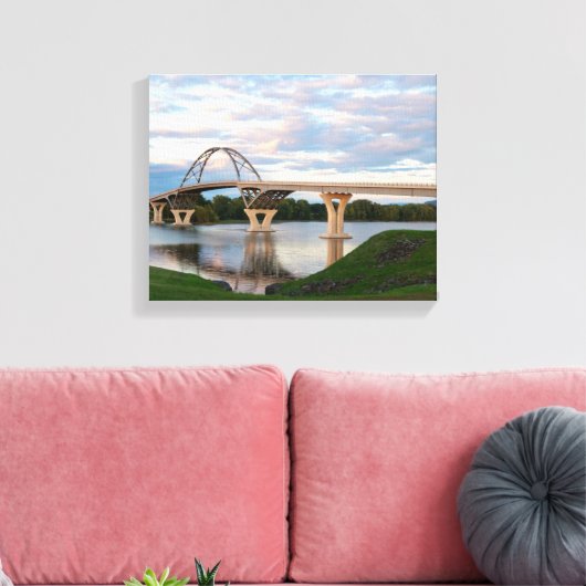 Champure Bridge Canvas Afdruk (Insitu (Woonkamer))