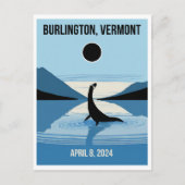 Champy kijken naar de eclips briefkaart (Voorkant)