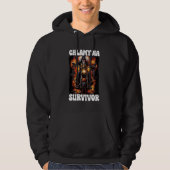 Chamydia Survivor Cringe Skeleton Hoodie (Voorkant)
