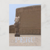 Chan Chan Historic Site, Peru Feestdagenkaart (Voorkant)