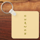 Chance Acrylic Sleutelhanger (Voorkant)